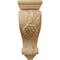 Ekena Millwork 5"W x 7"D x 14"H Large Grape Corbel, Cherry CORW05X07X14GRCH - alternate 3